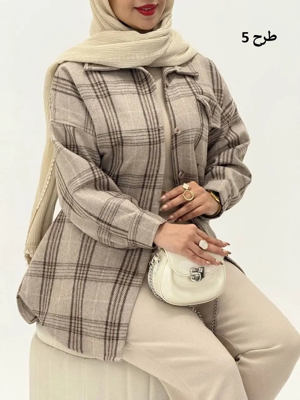 3562-شکت چهارخونه وانیل